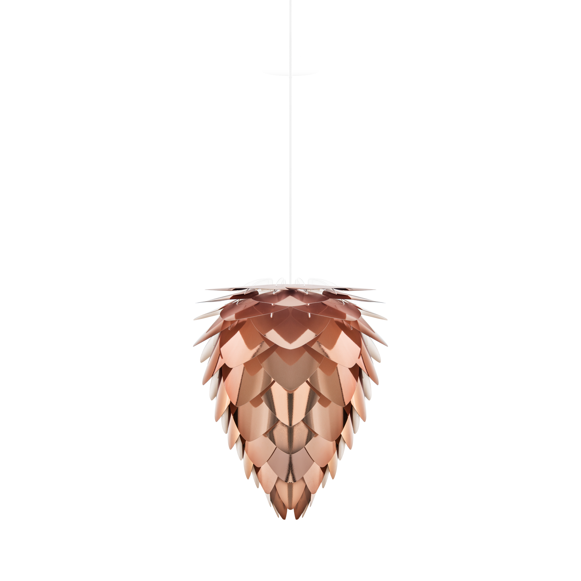 UMAGE Conia Copper Medium Plug-In Pendant with White Cord