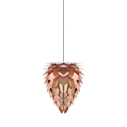 UMAGE Conia Copper Medium Plug-In Pendant with Black Cord