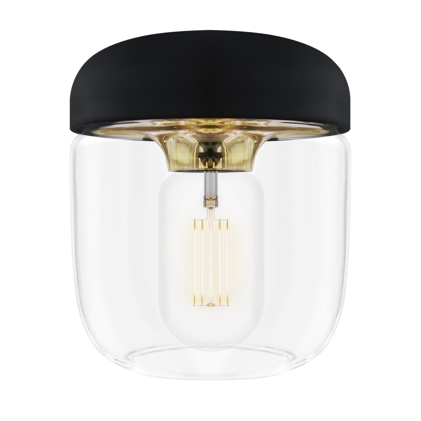 UMAGE Acorn Black and Brass Replacement Shade