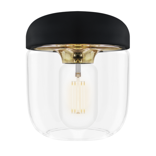 UMAGE Acorn Black and Brass Replacement Shade