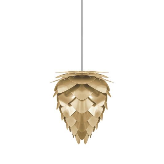 UMAGE Conia Brass Mini Plug-In Pendant with Black Cord