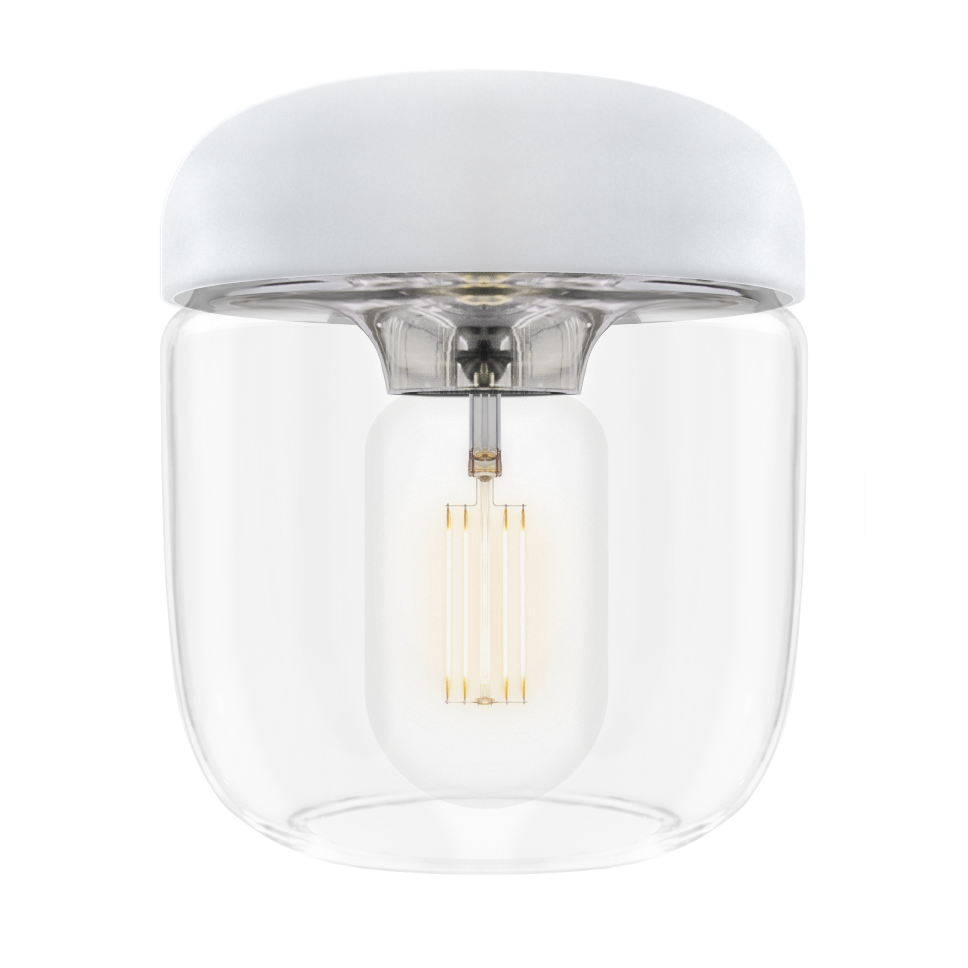 UMAGE Acorn White and Steel Replacement Shade