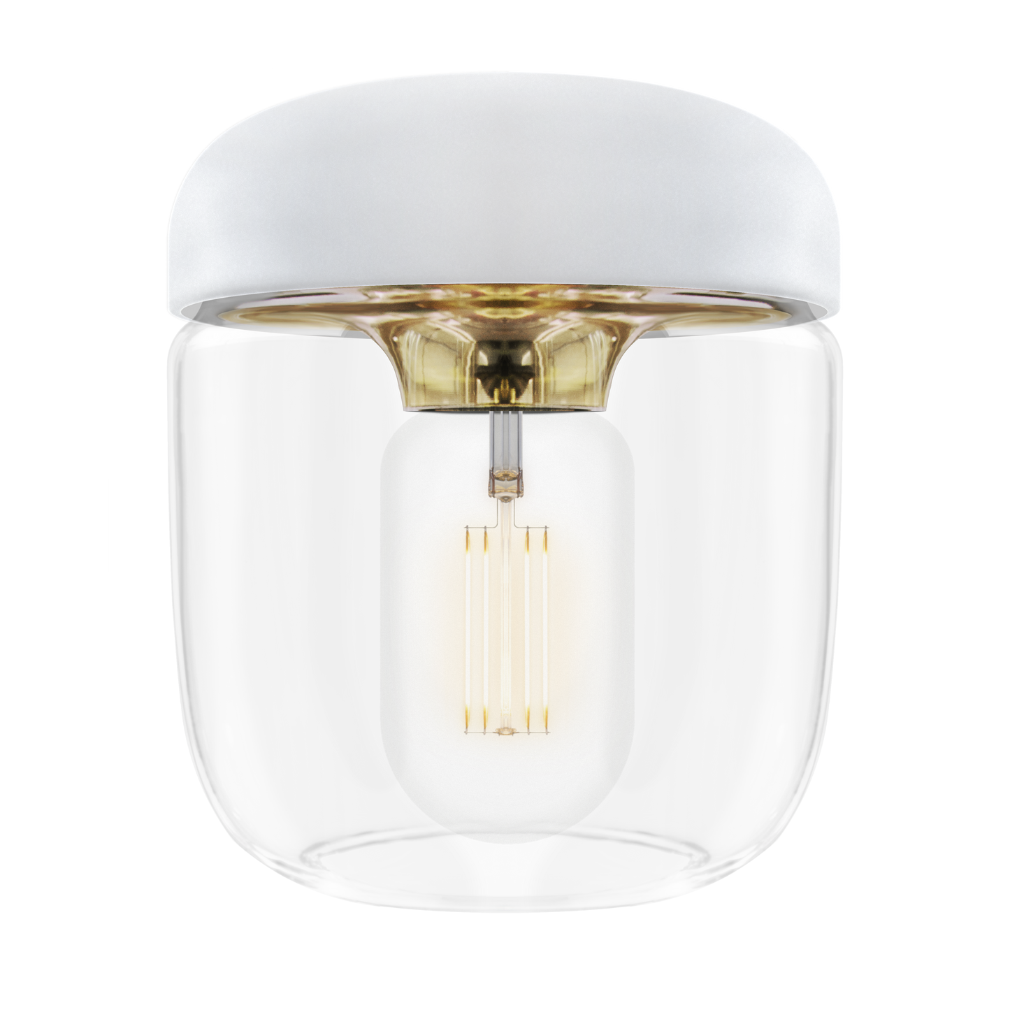 UMAGE Acorn White and Brass Replacement Shade