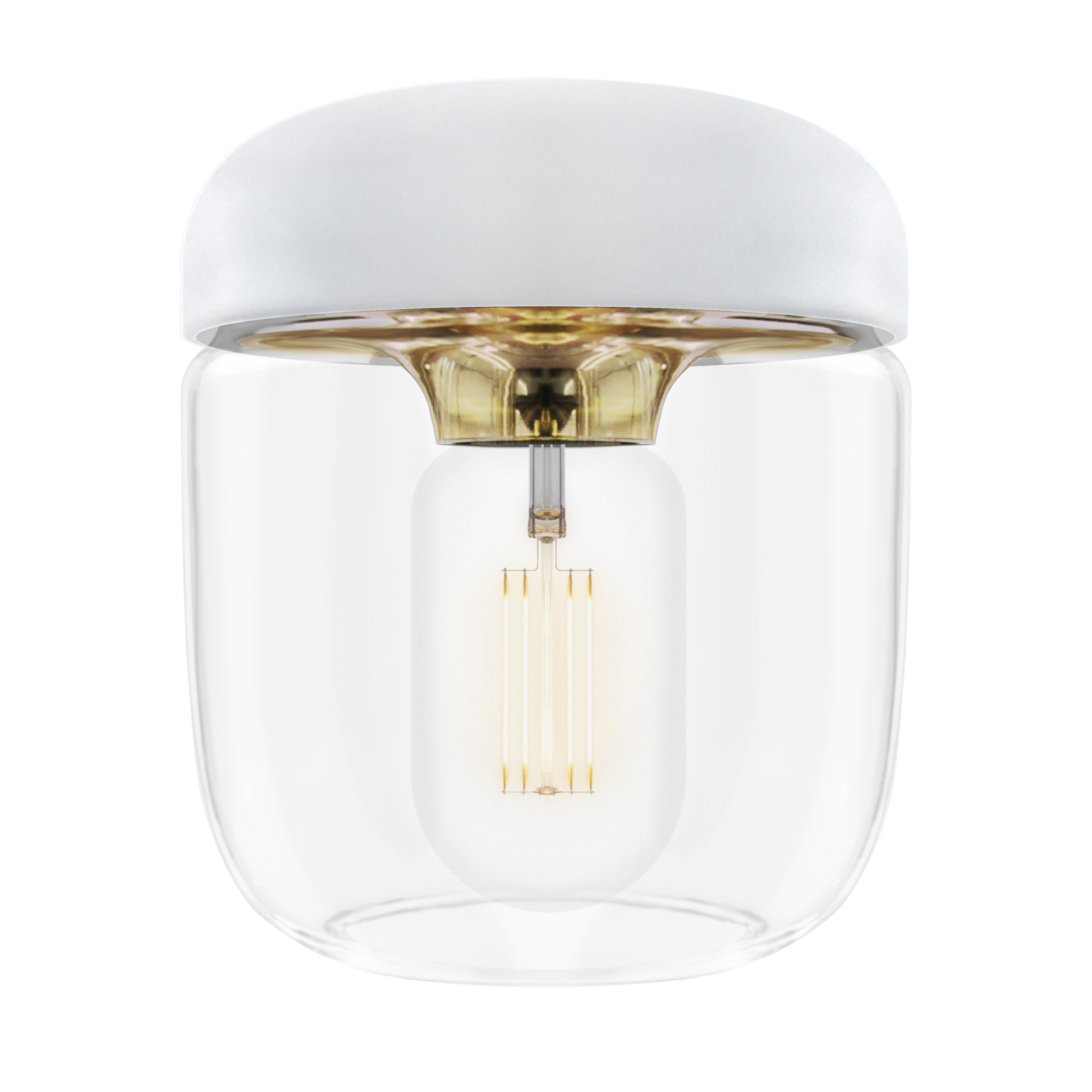UMAGE Acorn White and Brass Replacement Shade