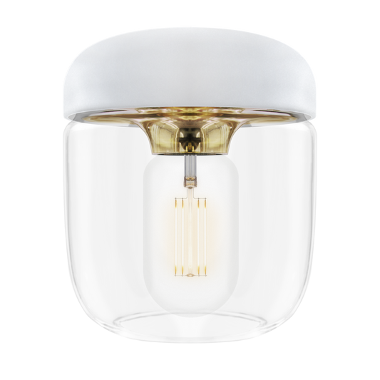UMAGE Acorn White and Brass Replacement Shade