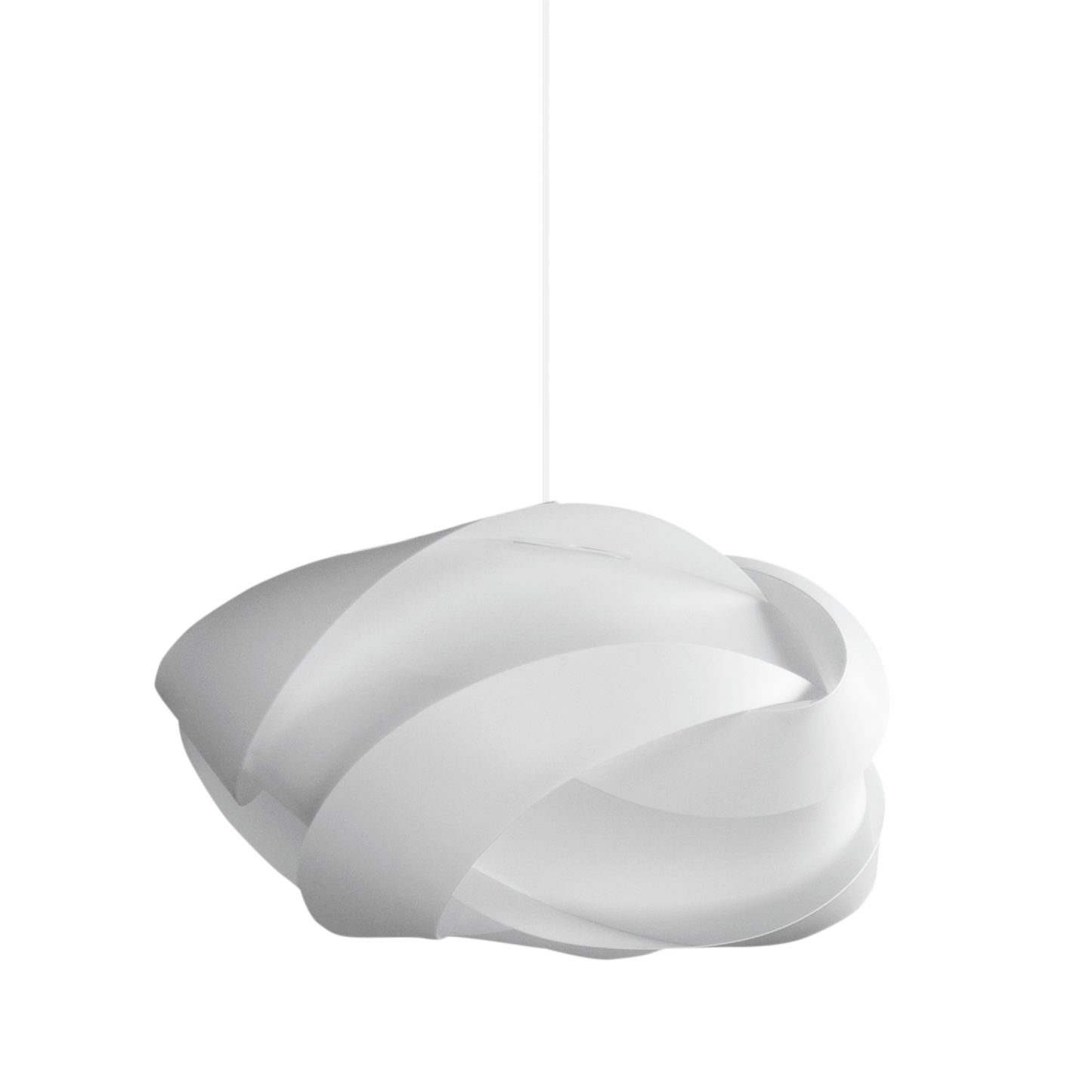 UMAGE Ribbon Medium Plug-In Pendant with White Cord