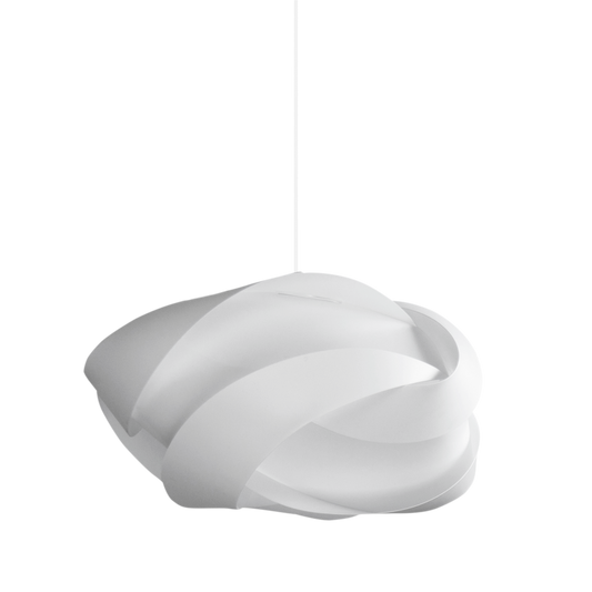 UMAGE Ribbon Medium Plug-In Pendant with White Cord