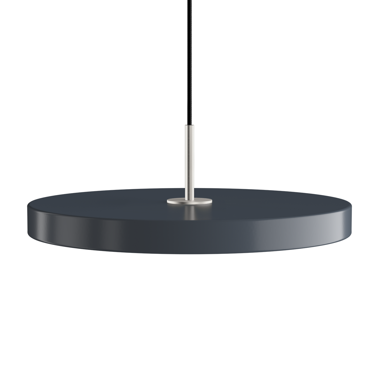 UMAGE Asteria LED Pendant in Anthracite with Steel Connector