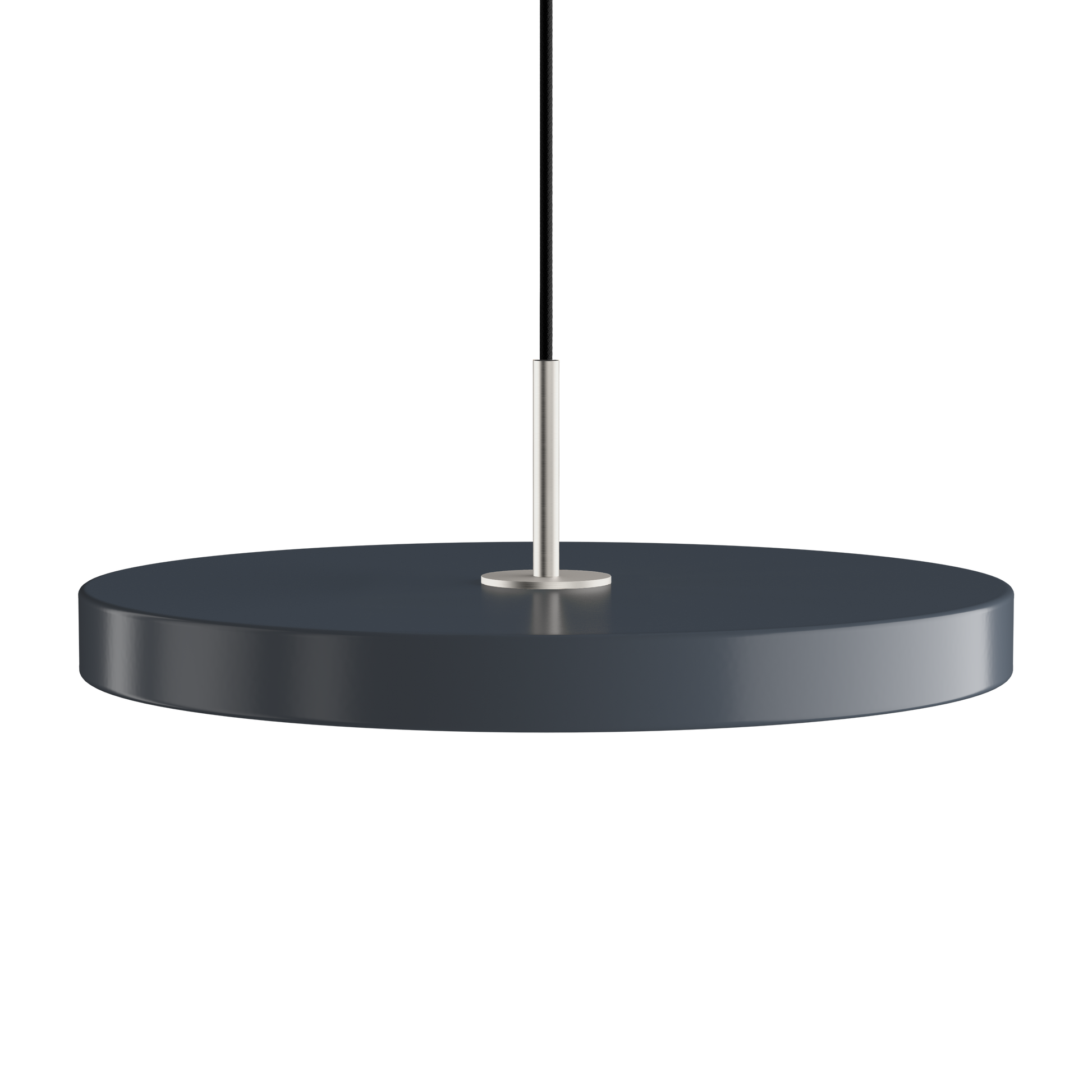 UMAGE Asteria LED Pendant in Anthracite with Steel Connector