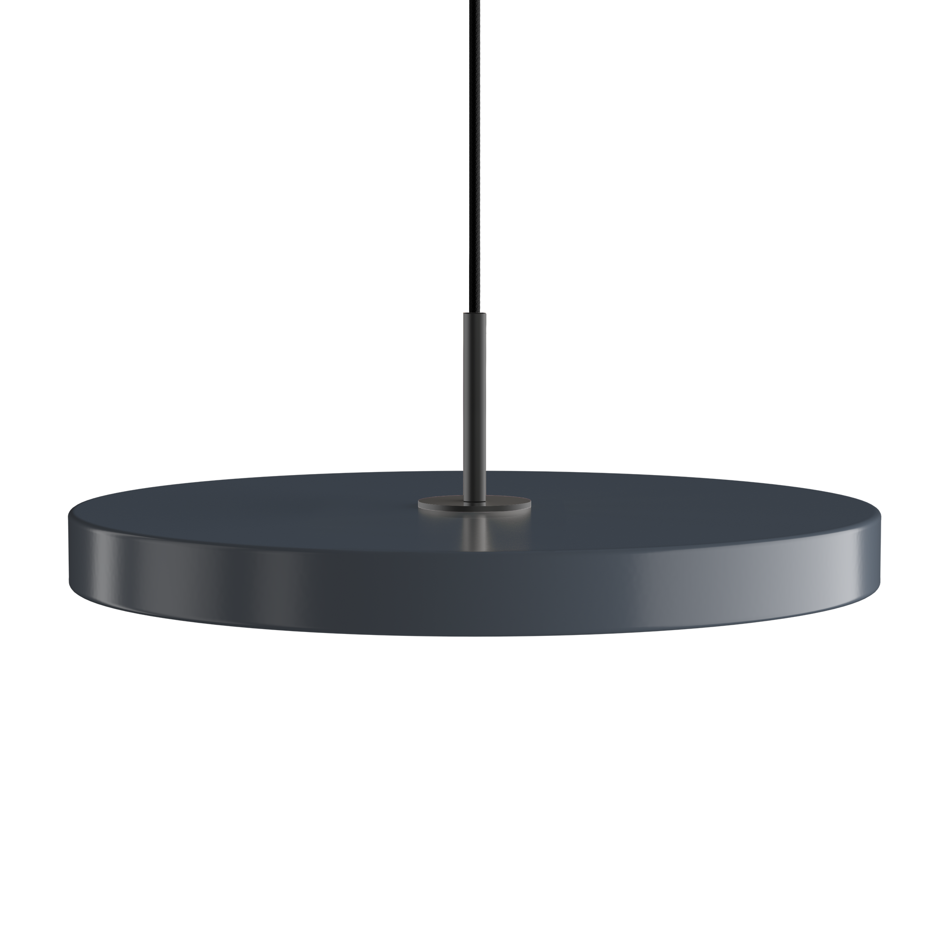 UMAGE Asteria LED Pendant in Anthracite with Black Connector