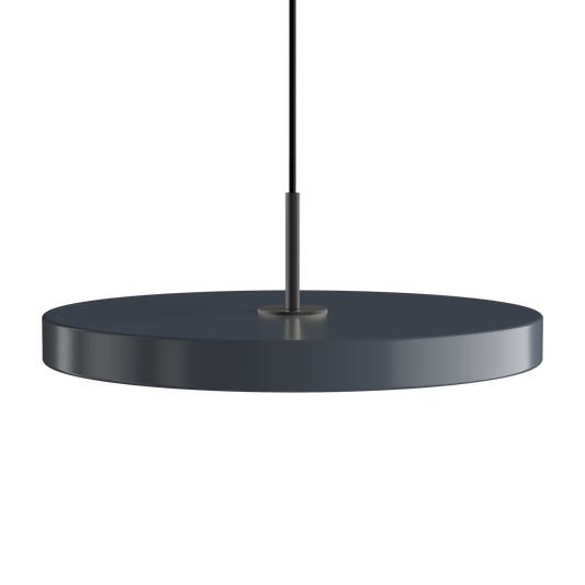 UMAGE Asteria LED Pendant in Anthracite with Black Connector