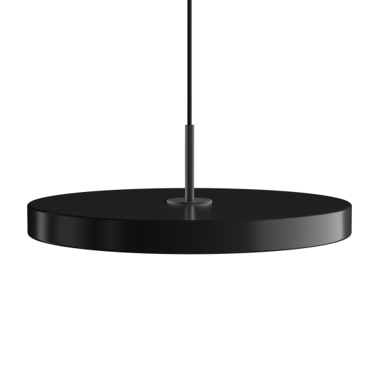 UMAGE Asteria LED Pendant in Black with Black Connector