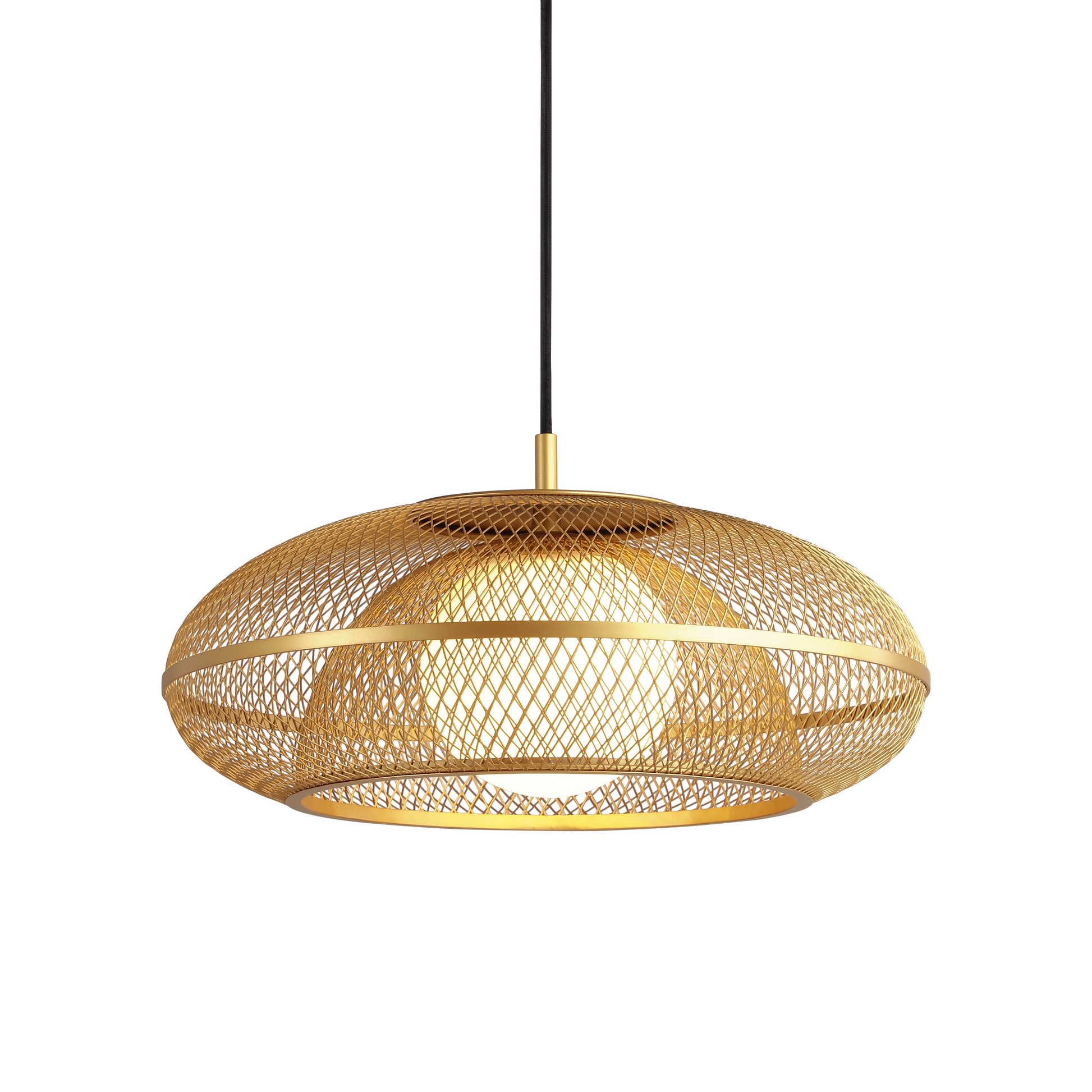 UMAGE Faraday Medium Brushed Brass Replacement Shade