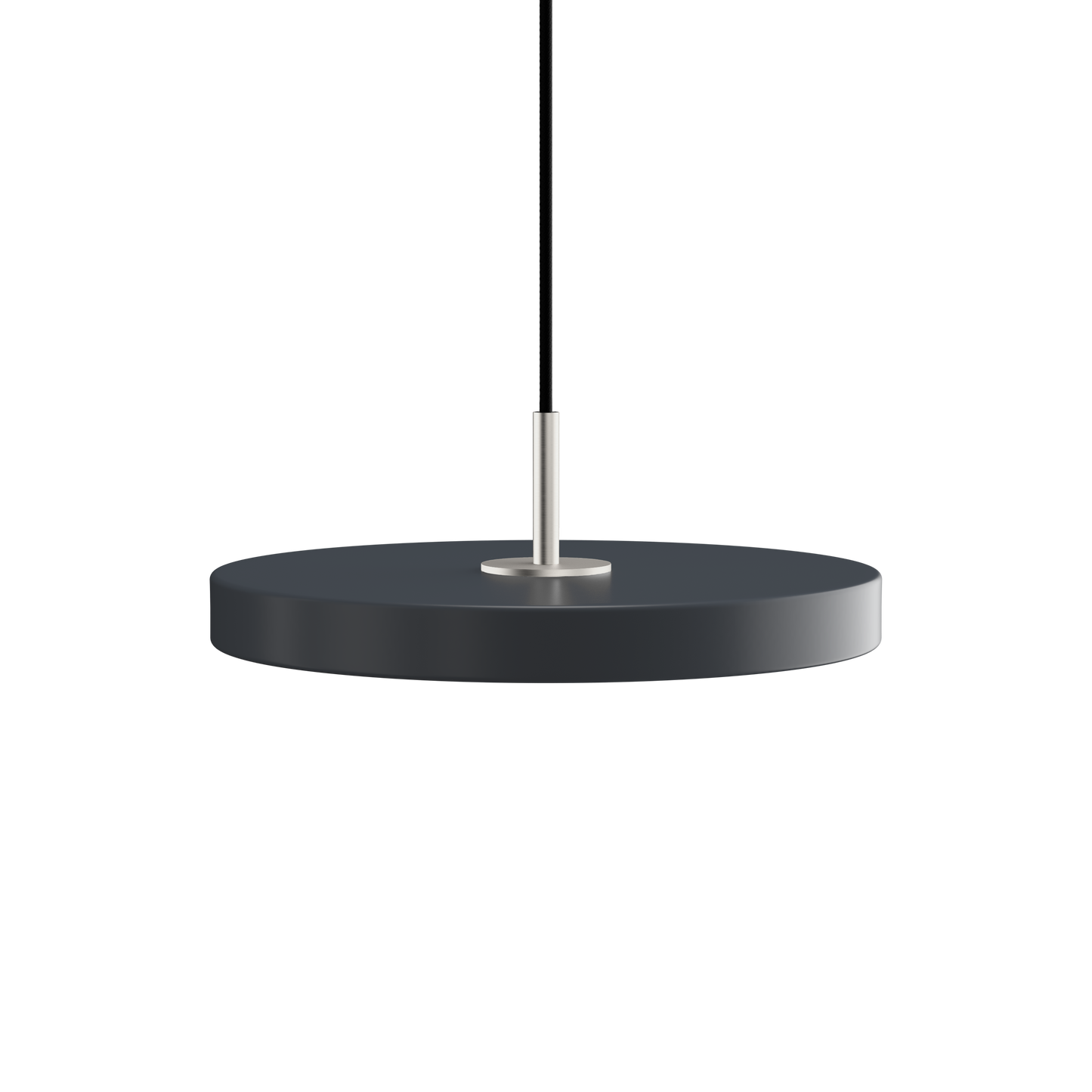 UMAGE Asteria Mini LED Pendant in Anthracite with Steel Connector