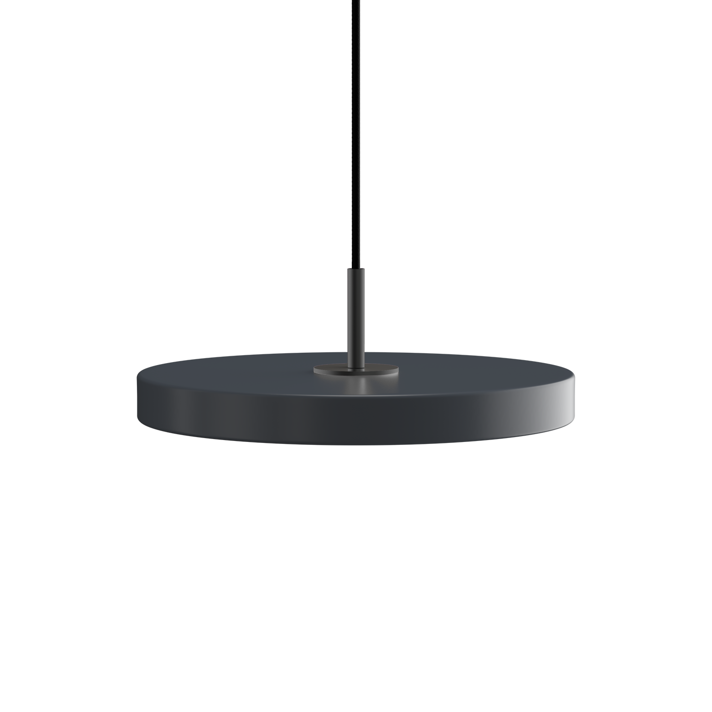 UMAGE Asteria Mini LED Pendant in Anthracite with Black Connector