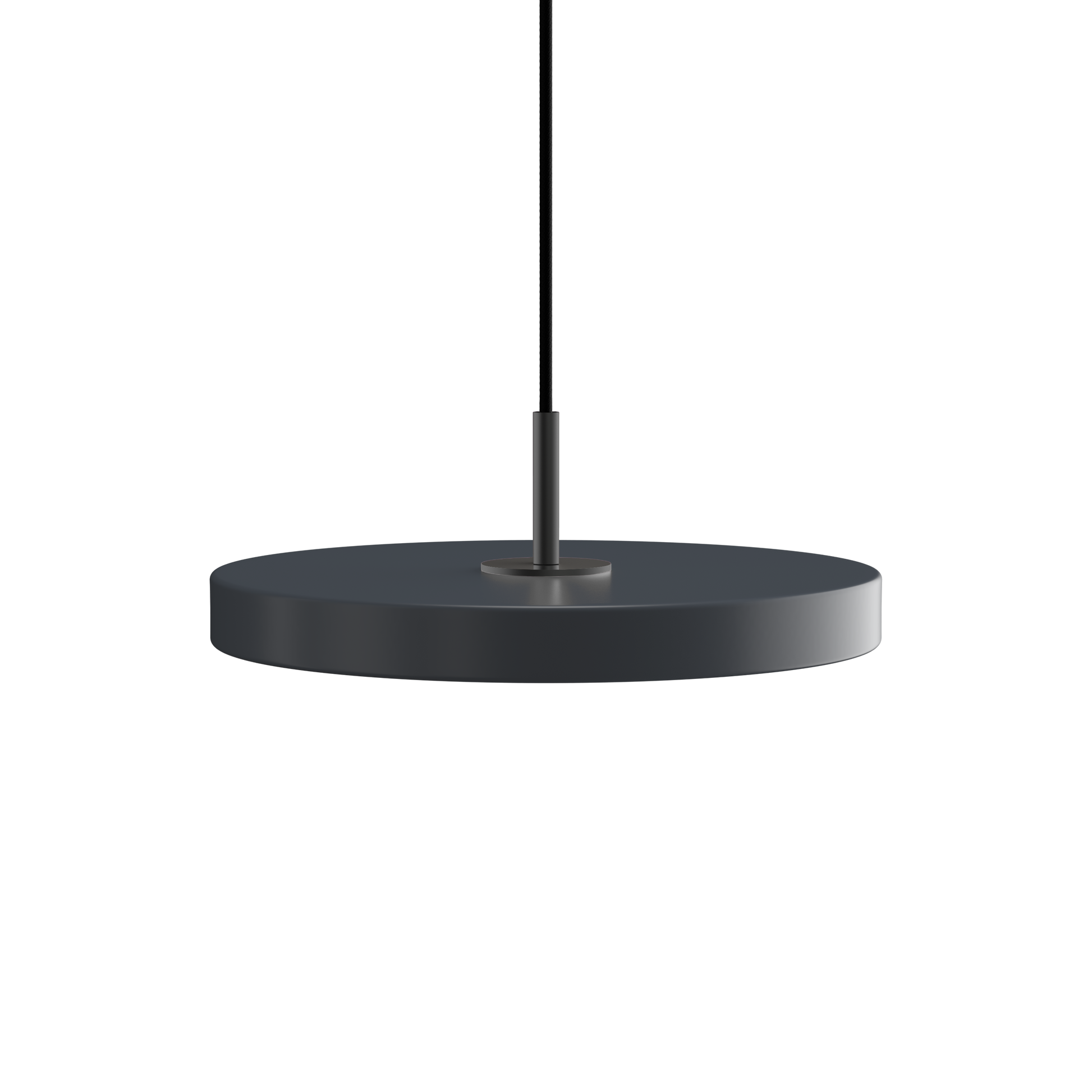 UMAGE Asteria Mini LED Pendant in Anthracite with Black Connector