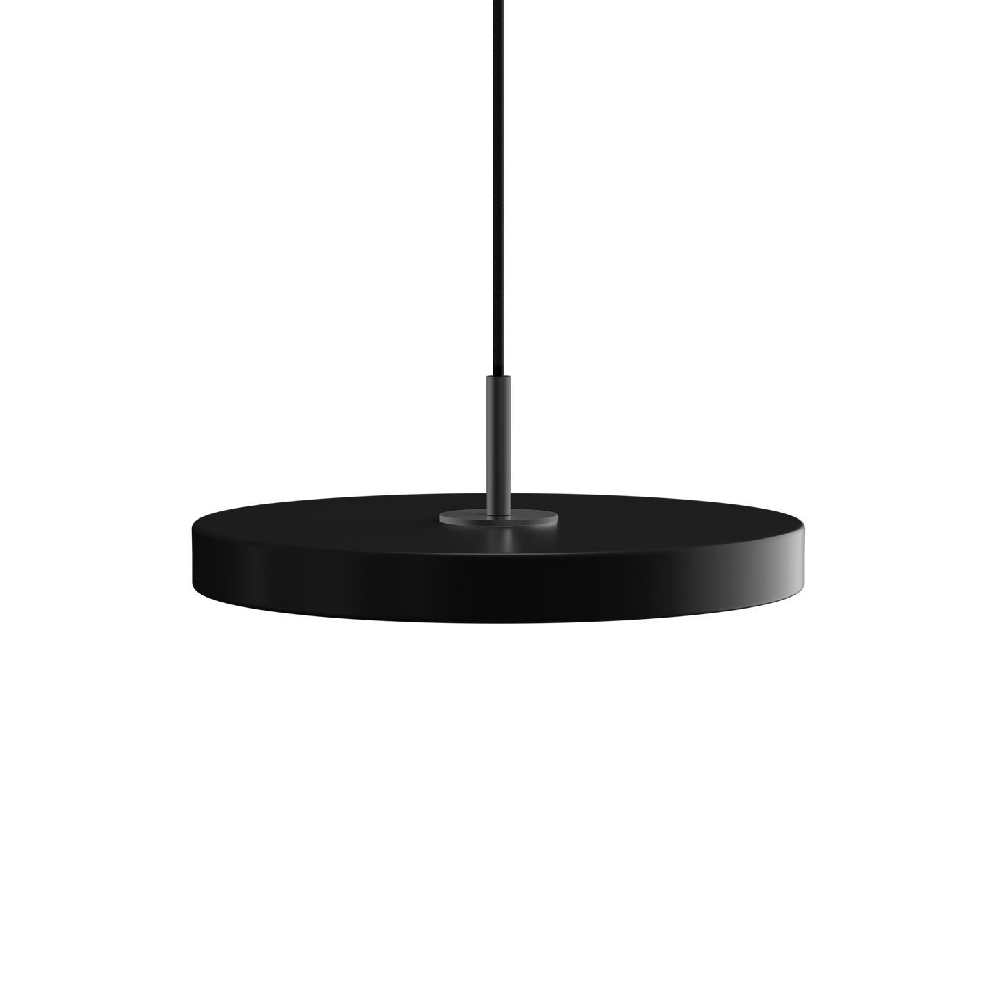 UMAGE Asteria Mini LED Pendant in Black with Black Connector