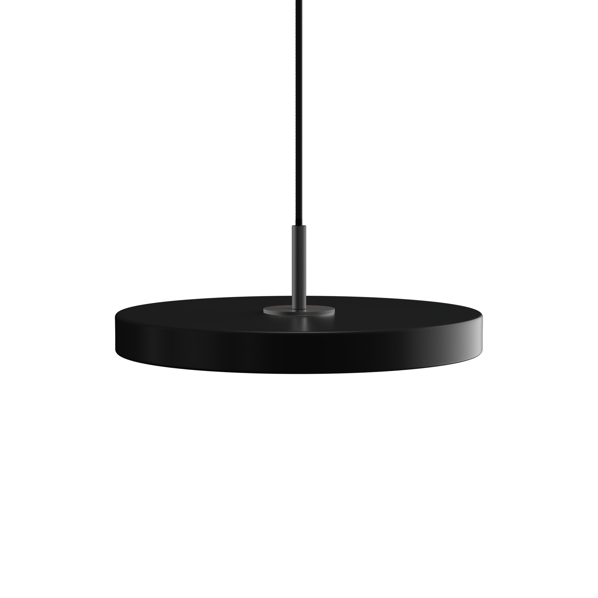 UMAGE Asteria Mini LED Pendant in Black with Black Connector