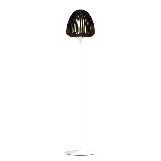 UMAGE Clava Wood Dark Oak with White Sante Floor Stand