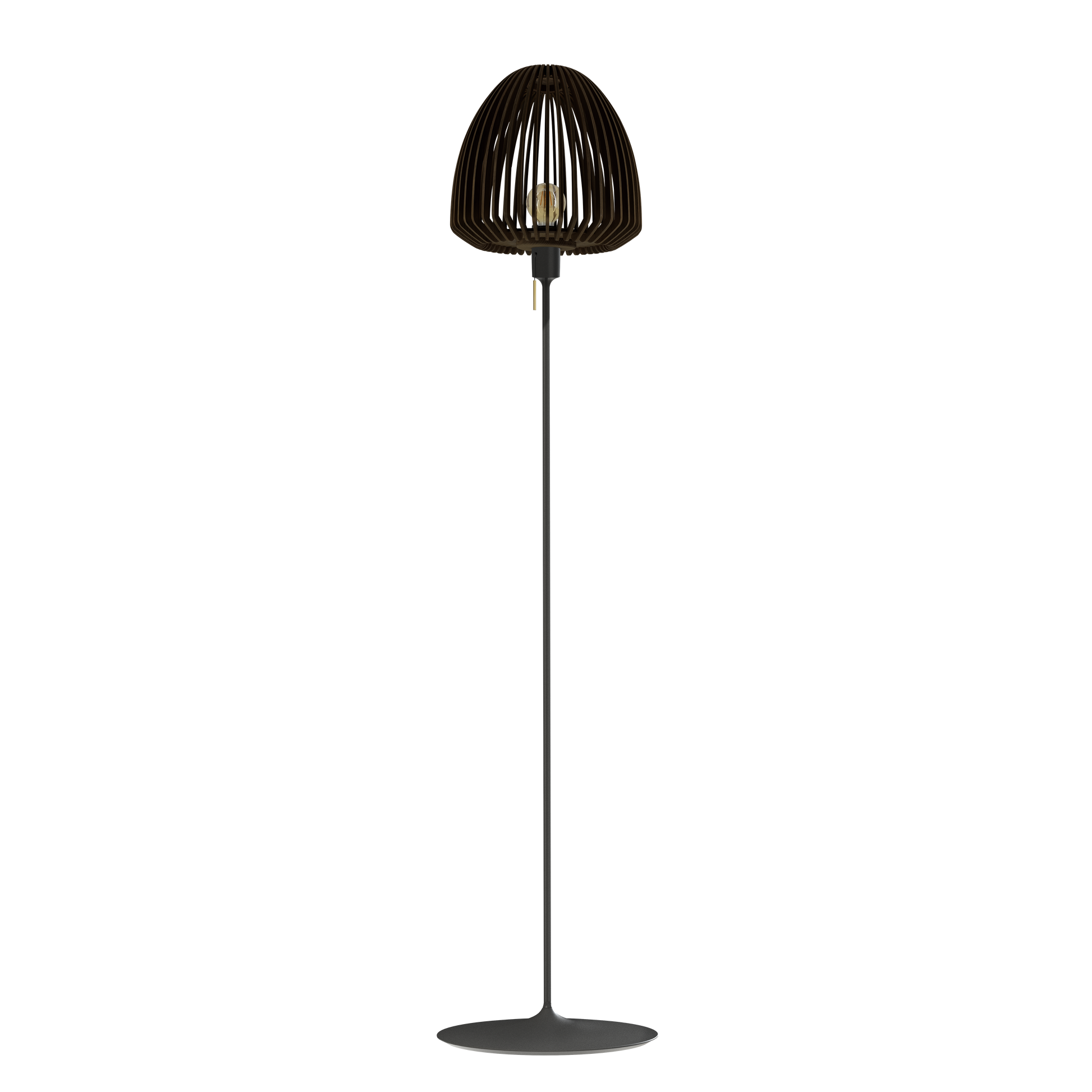 UMAGE Clava Wood Dark Oak with Black Sante Floor Stand
