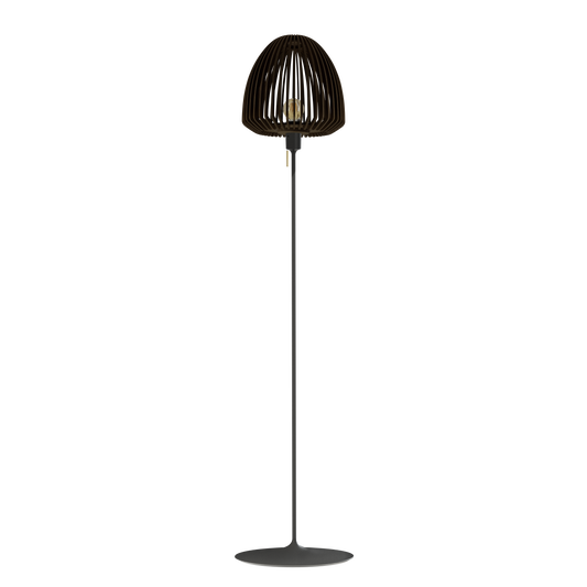 UMAGE Clava Wood Dark Oak with Black Sante Floor Stand