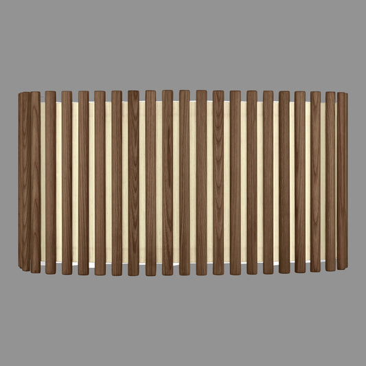 UMAGE Komorebi Large- Rectangular Dark Oak Replacement Shade