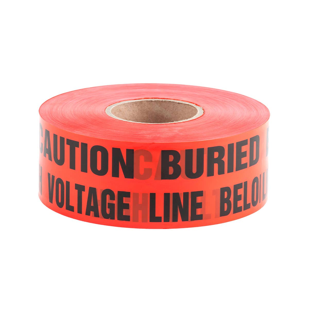 Dottie UT12D Dottie 3 in x 1000 ft Red Underground Warning Tape (Caution Buried High Voltage Line Below) UT12D