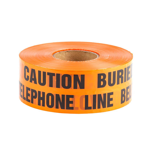Dottie UT17D Dottie 3 in x 1000 ft Orange Underground Tape (Caution Buried Telephone Line Below) UT17D
