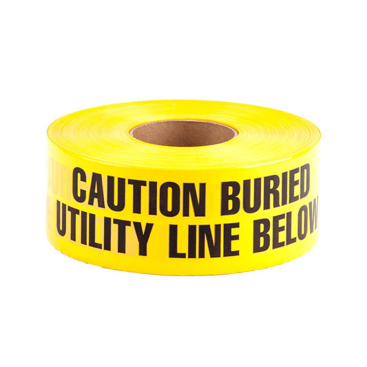 Dottie UT20D Dottie 3 in x 1000 ft Yellow Underground Tape (Caution Buried Utility Line Below) UT20D