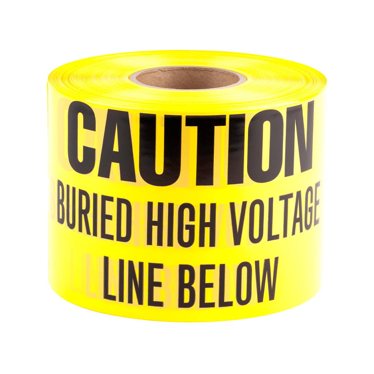 Dottie UT32D Dottie 6 in x 1000 ft Yellow Underground Tape (Caution High Voltage Line Below) UT32D