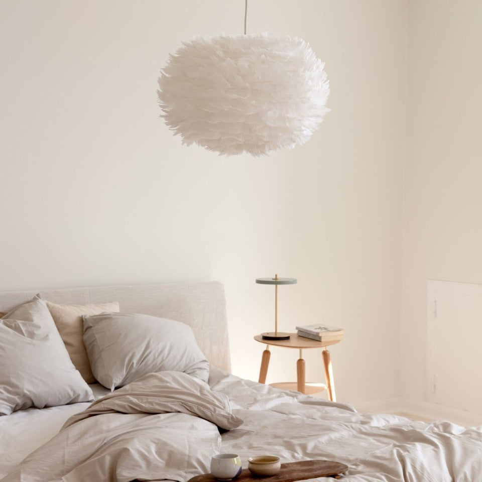 UMAGE Asteria Move LED Portable Table Lamp in Nuance Olive — styled interior view 3