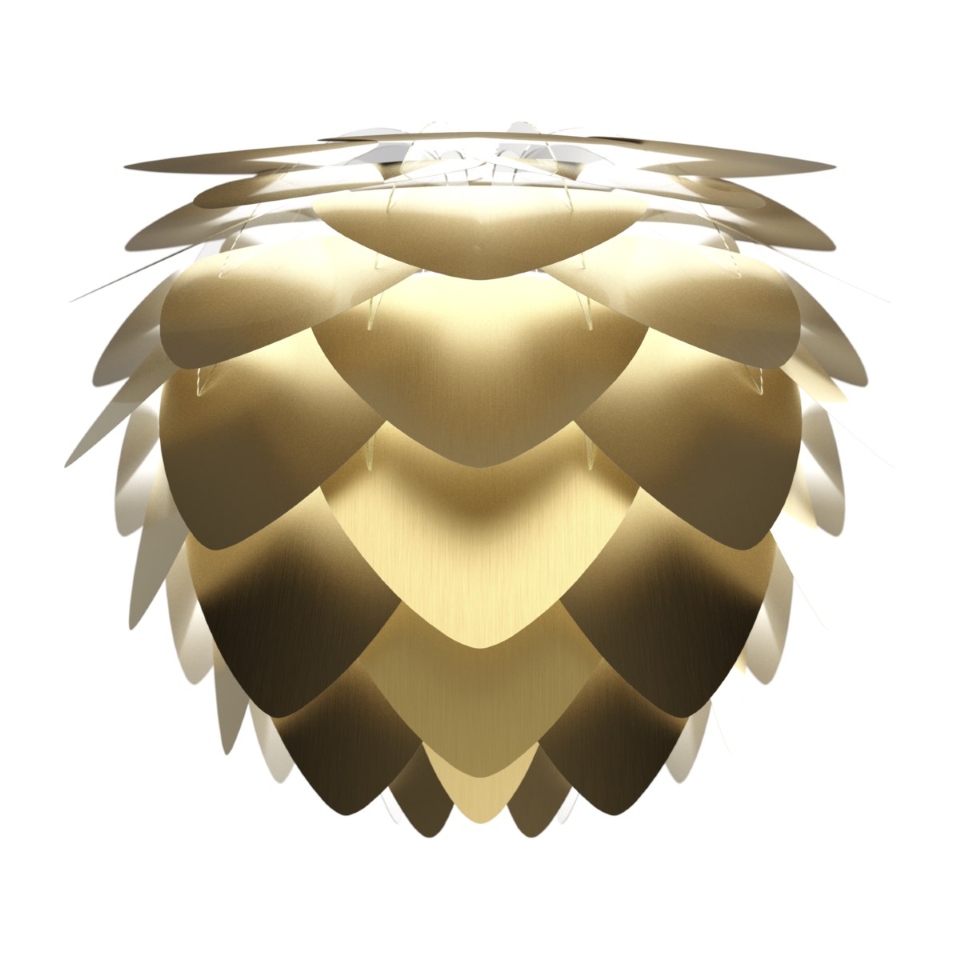 UMAGE Aluvia Medium Brushed Brass Replacement Shade