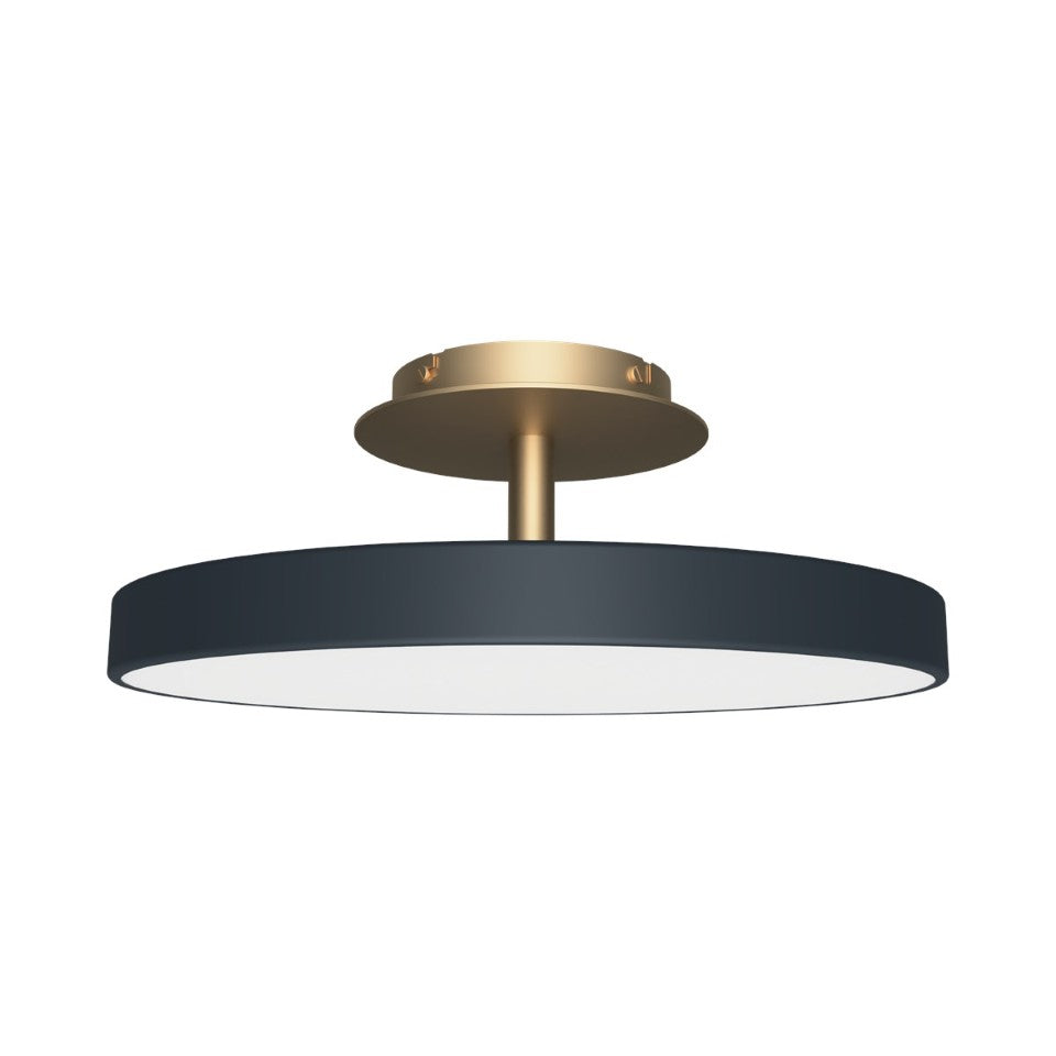 UMAGE Asteria UP Medium LED Flushmount Anthracite Grey