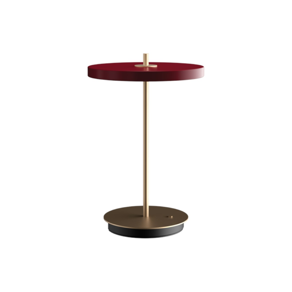 UMAGE Asteria Move LED Portable Table Lamp in Ruby Red