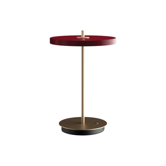 UMAGE Asteria Move LED Portable Table Lamp in Ruby Red