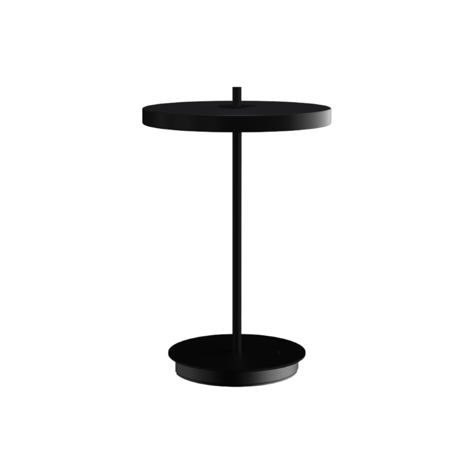 UMAGE Asteria Move Portable Table Lamp - Black / Black