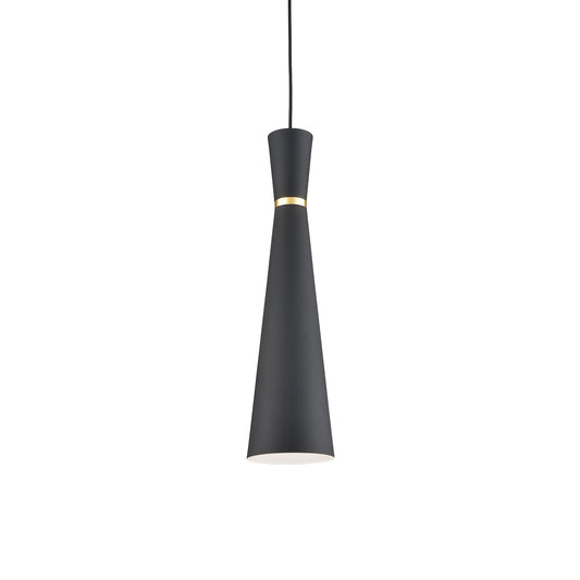 Kuzco Vanderbilt black with gold detail pendant 493206-BK/GD