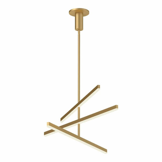 Kuzco Vega CH10345 adjustable chandelier with 3000K integrated LED lighting and versatile symmetrical or asymmetrical arrangements