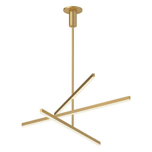 Kuzco Vega brushed gold chandelier CH10356-BG