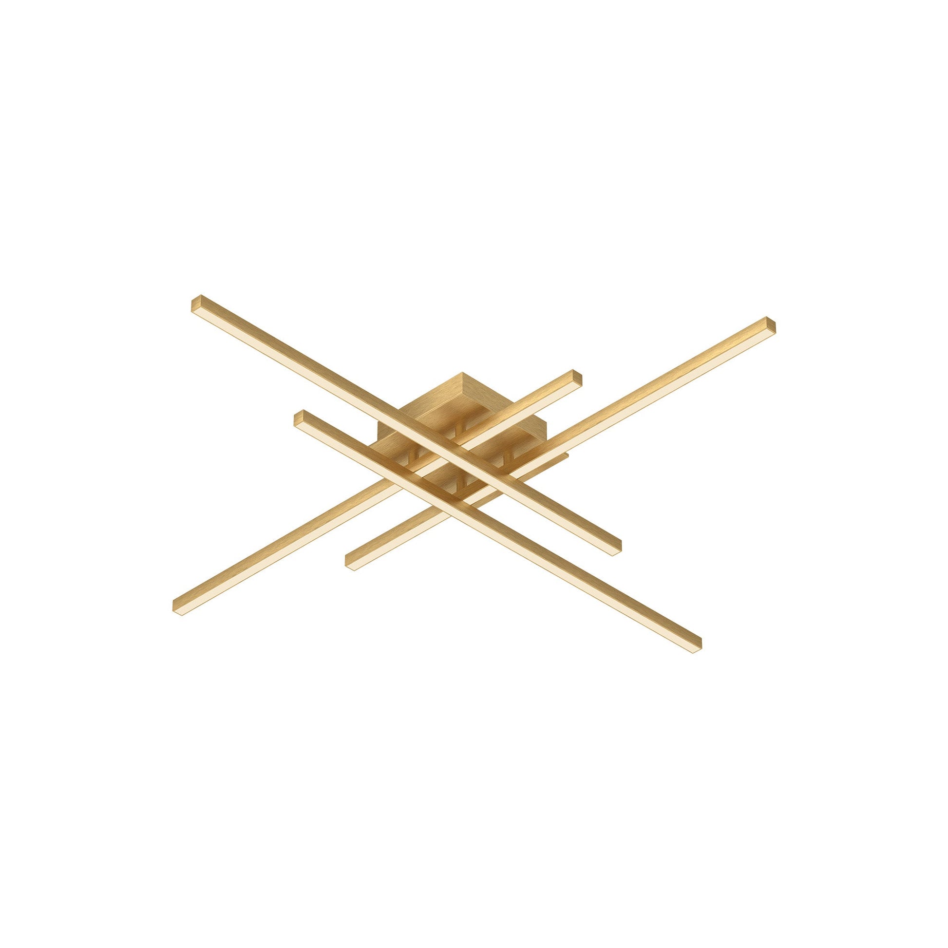 Kuzco Vega Minor brushed gold flush mount FM18232-BG