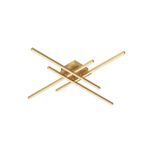 Kuzco Vega Minor brushed gold flush mount FM18232-BG