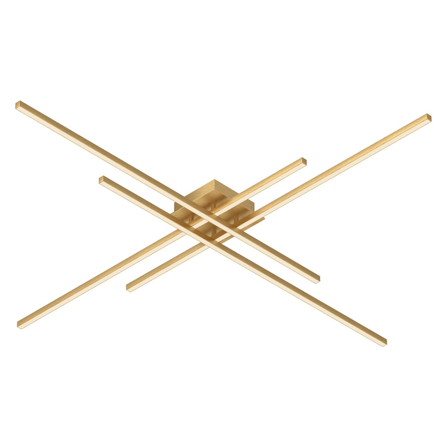 Kuzco Vega Minor brushed gold flush mount FM18247-BG