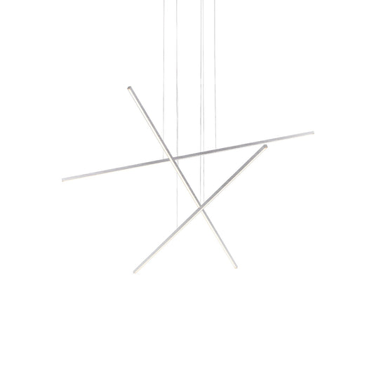 Kuzco Vega Minor brushed nickel multi-pendant MP18203-BN