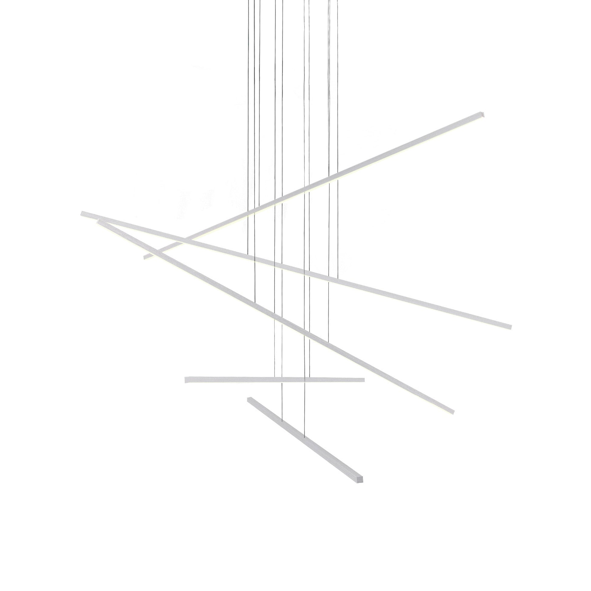 Kuzco Vega Minor brushed nickel [universal voltage and 0-10 dimming] multi-pendant MP18205-BN-UNV-010
