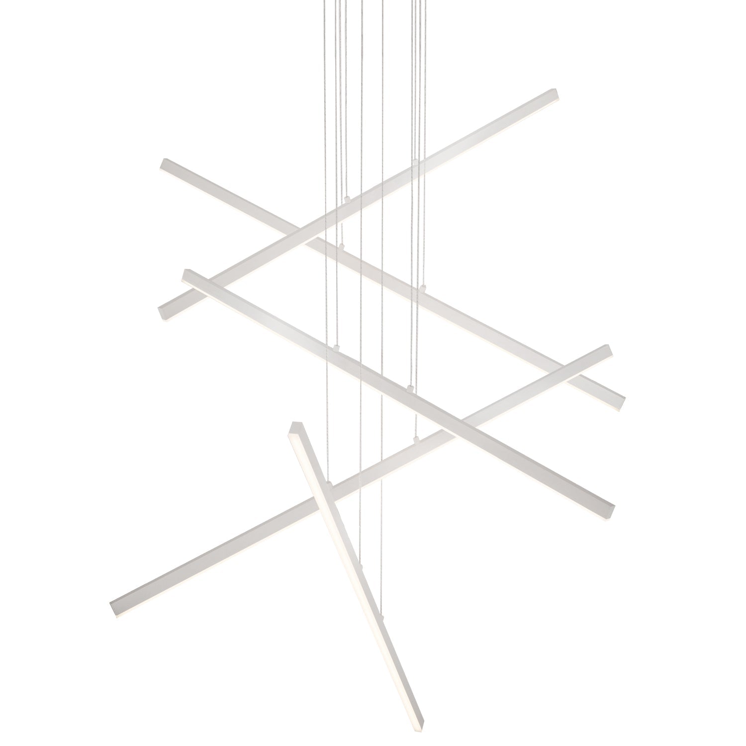 Kuzco Vega brushed nickel multi-pendant MP10305-BN