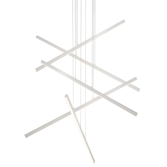 Kuzco Vega brushed nickel multi-pendant MP10305-BN
