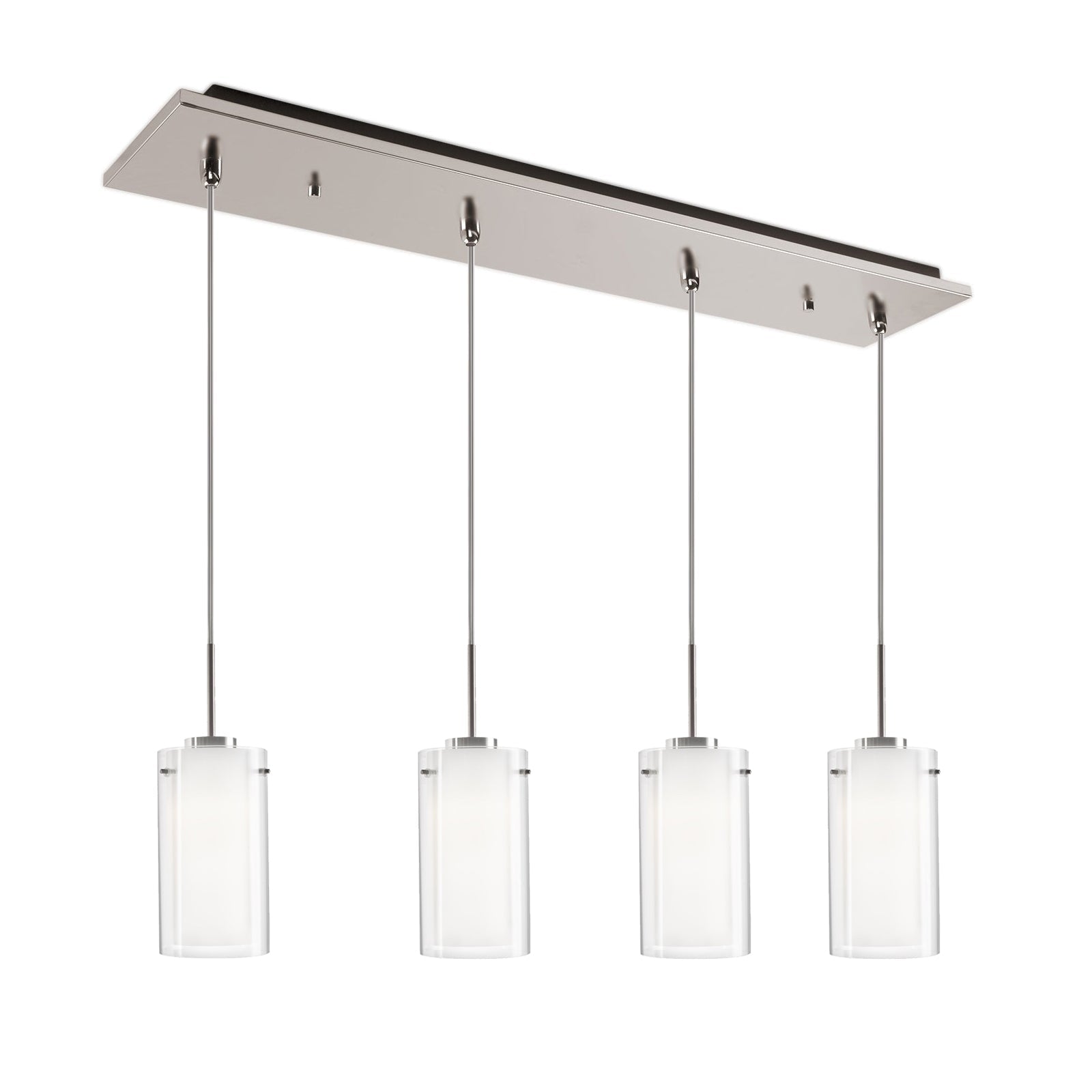 Kuzco Verona brushed nickel multi-pendant MP41304BN-04