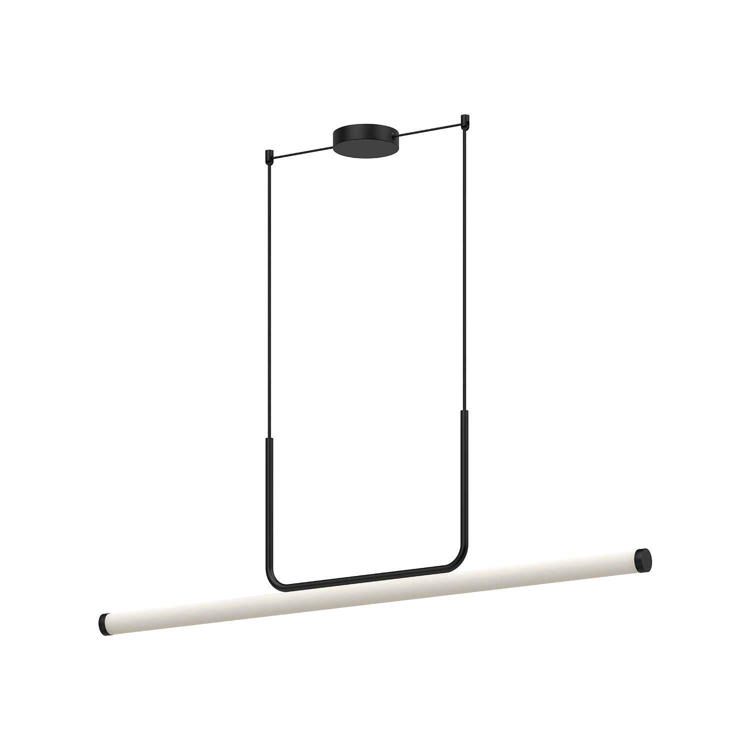 Kuzco Vesper black linear pendant LP73048-BK