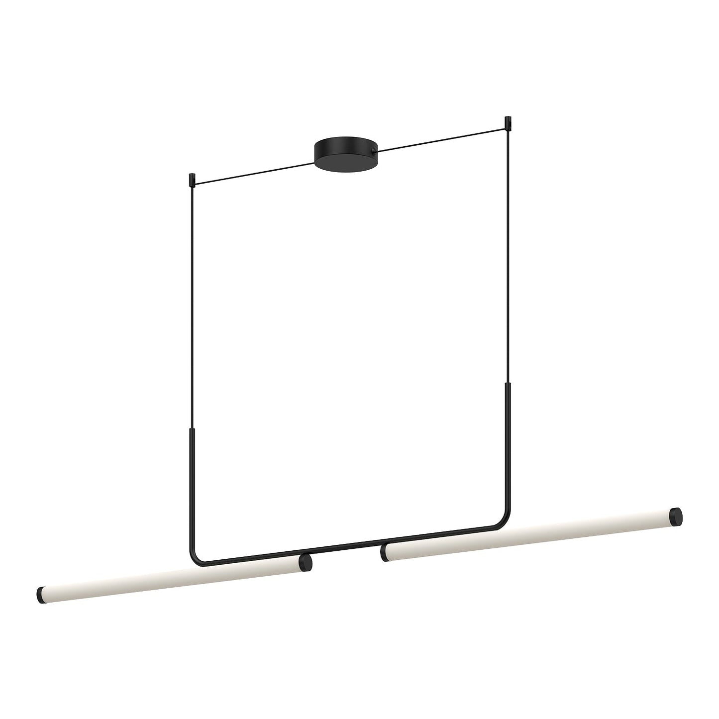 Kuzco Vesper black linear pendant LP73073-BK