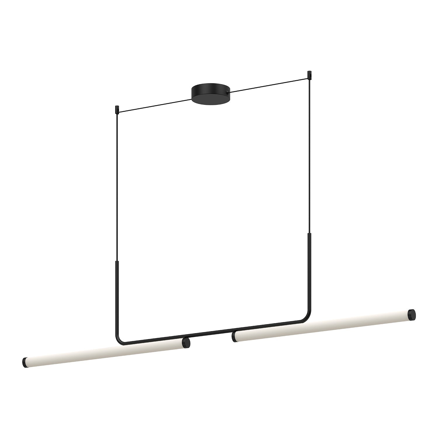 Kuzco Vesper black linear pendant LP73073-BK